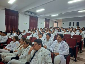 Se llev&oacute; a cabo en la Facultad de Medicina Humana &ldquo;Dr. Manuel Velasco Su&aacute;rez&rdquo; C-II, la pl&aacute;tica "Espacios seguros y libres de violencia en el Servicio Social"