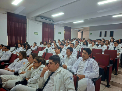 Se llevó a cabo en la Facultad de Medicina Humana “Dr. Manuel Velasco Suárez” C-II, la plática "Espacios seguros y libres de violencia en el Servicio Social"