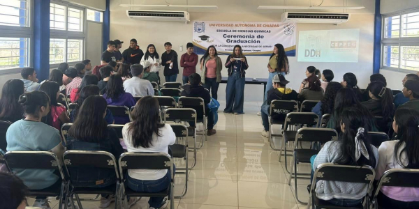 Jornada de Sensibilización 2024 en la Escuela de Ciencias Químicas, sede Ocozocoautla