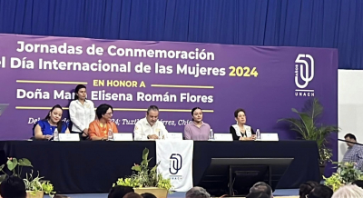 Inicio de las “Jornadas de Conmemoración por el Día Internacional de las Mujeres “ en honor a Doña Maria Elisena Román Flores.