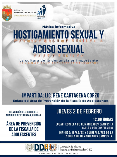 Plática Informativa hostigamiento sexual y acoso sexual