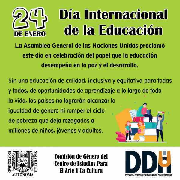 Enero Día Internacional de la Educación