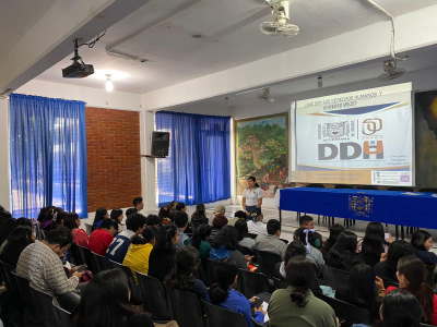 Curso de Inducción sobre los temas “Protocolo de Actuación ante situaciones de Violencia, Violencia de Género, hostigamiento, Acoso Sexual y Discriminación” y “Conoces tus Derechos Humanos y Universitarios”