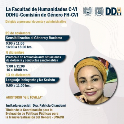 En la Facultad de Humanidades C-VI, los martes son de conferencias.