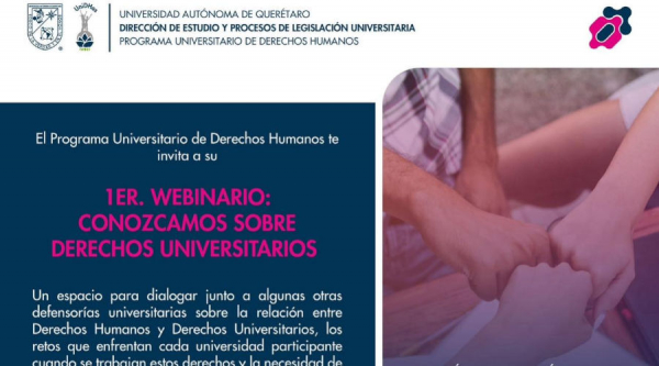 1er. Webinar: Conozcamos sobre Derechos Universitarios