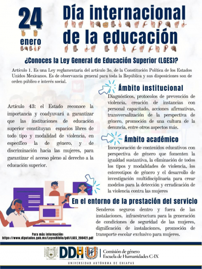 Día internacional de la educación