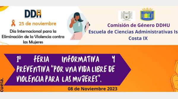 1º Feria Informativa y preventiva “Por una vida libre de Violencia para las Mujeres”