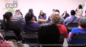 Se llev&oacute; a cabo el conversatorio 'Corresponsabilidad institucional y derechos humanos en la universidad'