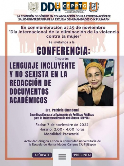 Día Internacional de la Eliminación de la Violencia contra la Muje